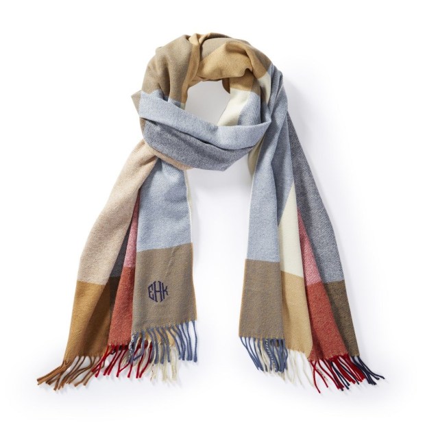 The Italian Colorblock Blanket Scarf by Mark & Graham offers plenty of fall style - and cozy warmth when you need it. (markandgraham.com)