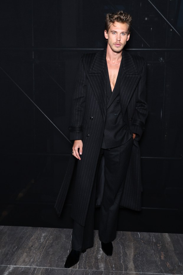 Austin Butler at Paris Fashion Week.