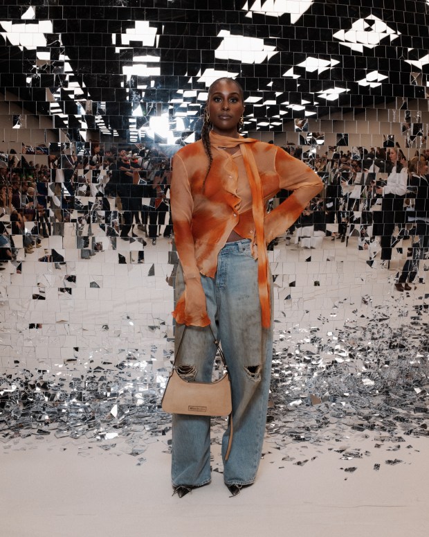 Issa Rae at Paris Fashion Week.