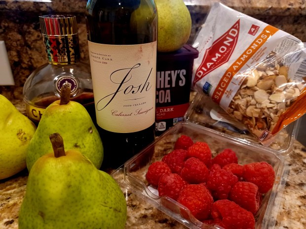 Ingredients ready to be immortalized in what is possibly the World's Most Goth Dessert. (Amy Drew Thompson/Orlando Sentinel)