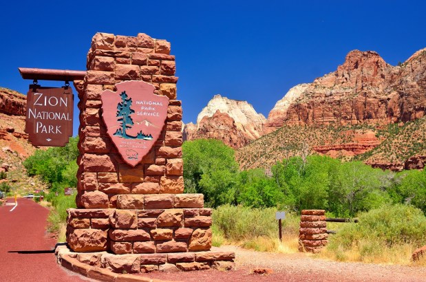 Entrance to Utah's Zion National Park. (Dreamstime/TNS)